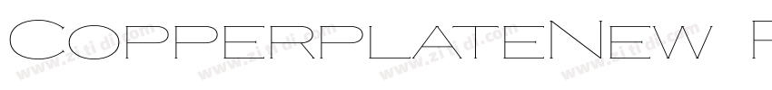 CopperplateNew Regu字体转换